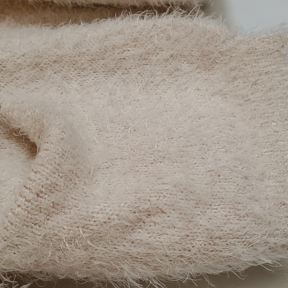 DKNY textured chenile hooded cardigan sweater size large euc - Picture 2 of 7